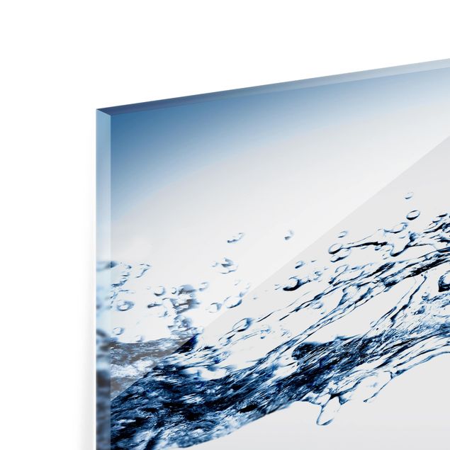 Spritzschutz Glas - Water Splash - Querformat - 3:2