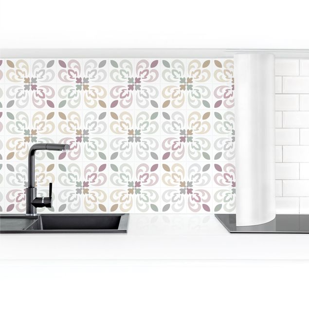 Küchenrückwand selbstklebend Geometrische Fliesen - Padua