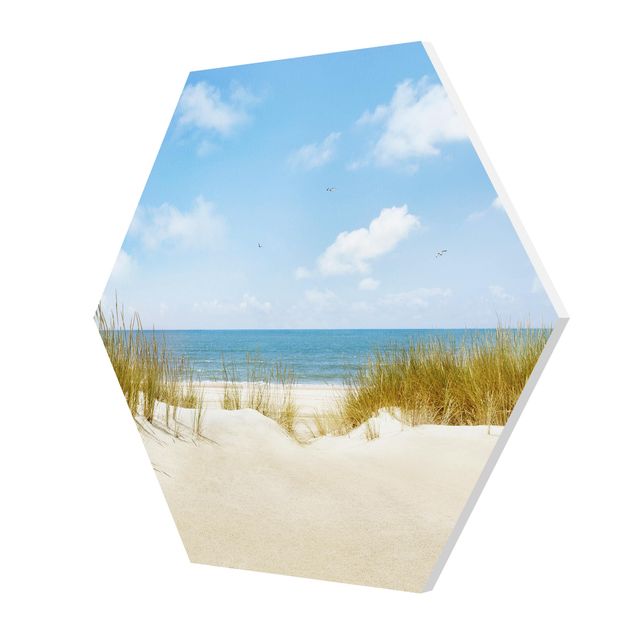 Hexagon Bild Forex - Strand an der Nordsee