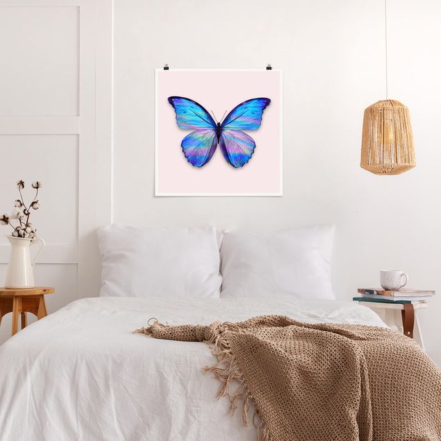 XXL Poster Holografischer Schmetterling