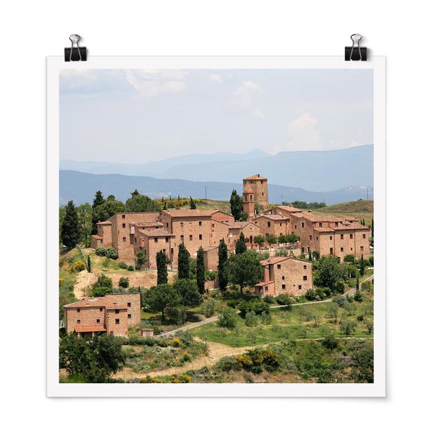 Poster - Charming Tuscany - Quadrat 1:1