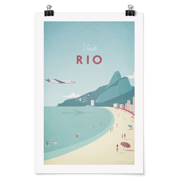 Henry Rivers Bilder Reiseposter - Rio de Janeiro