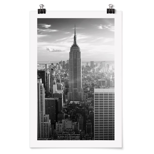 Poster - Manhattan Skyline - Hochformat 3:2