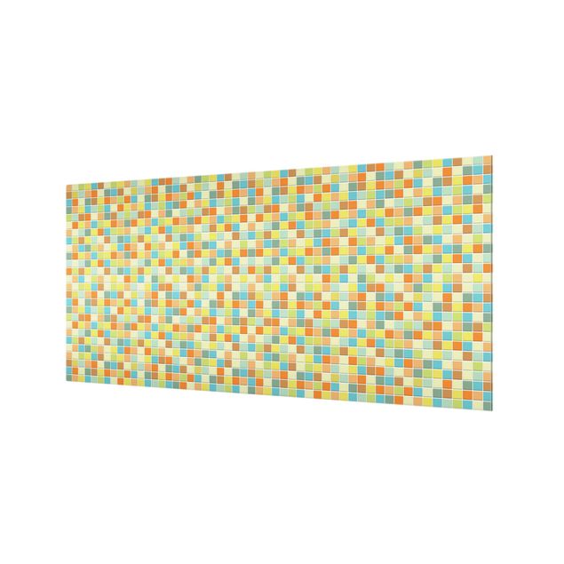 Spritzschutz Glas - Mosaikfliesen Sommerset - Querformat - 2:1