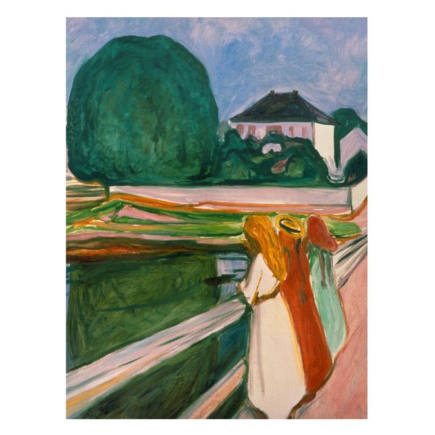 Impressionistische Gemälde Edvard Munch - Weiße Nacht