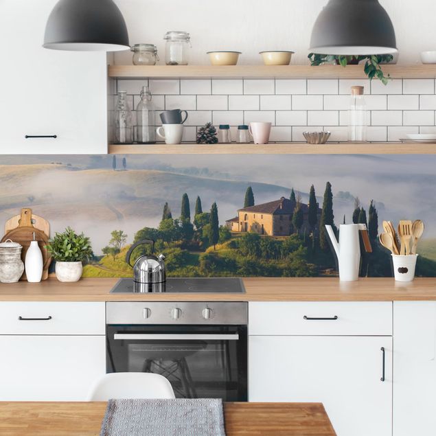 Küche Wandpaneel Landgut in der Toskana