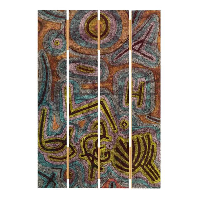 Bilder auf Holz Paul Klee - Katharsis