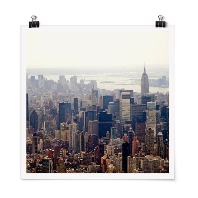 Poster Skyline Der Morgen in New York
