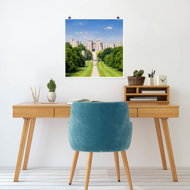 Poster - Windsor Castle - Quadrat 1:1