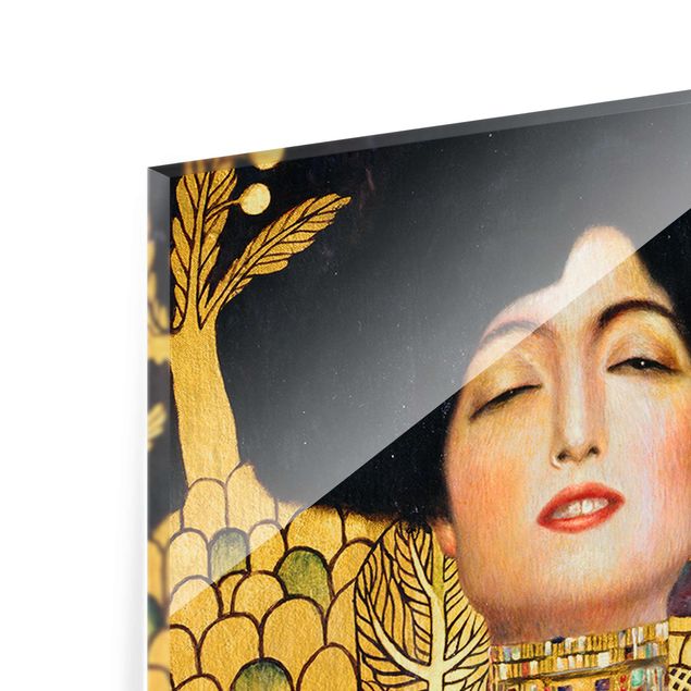 Glasbild - Gustav Klimt - Judith I - Panel