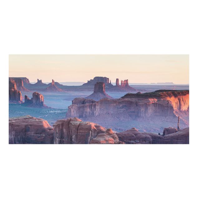 Spritzschutz - Sonnenaufgang in Arizona - Querformat 2:1