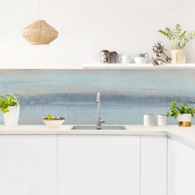 Wandpaneele Küche Horizont über Blau I