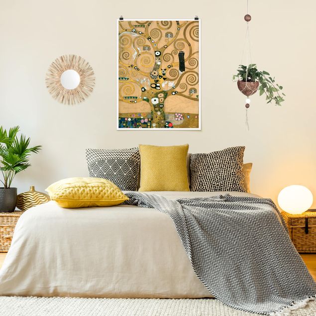 Poster - Gustav Klimt - Der Lebensbaum - Hochformat 3:4