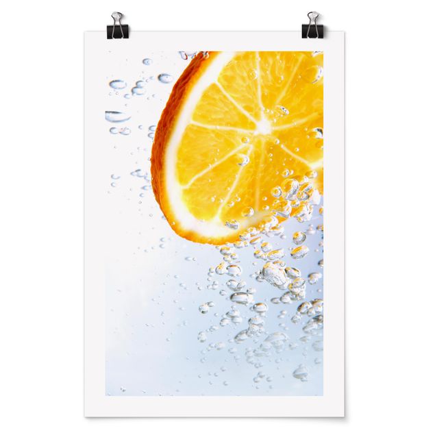 Poster kaufen Splash Orange