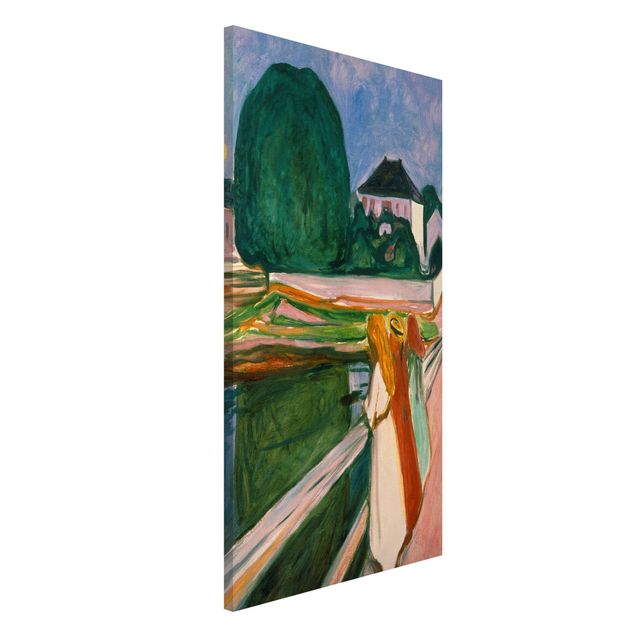 Expressionistische Gemälde Edvard Munch - Weiße Nacht