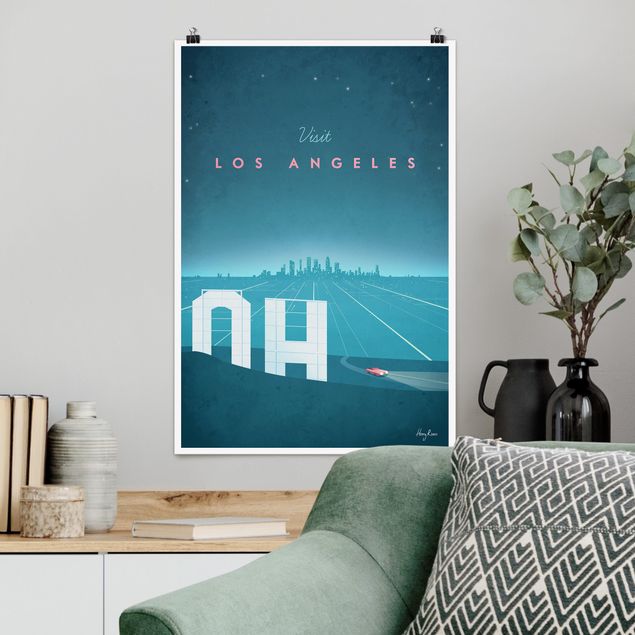 Wand Poster XXL Reiseposter - Los Angeles
