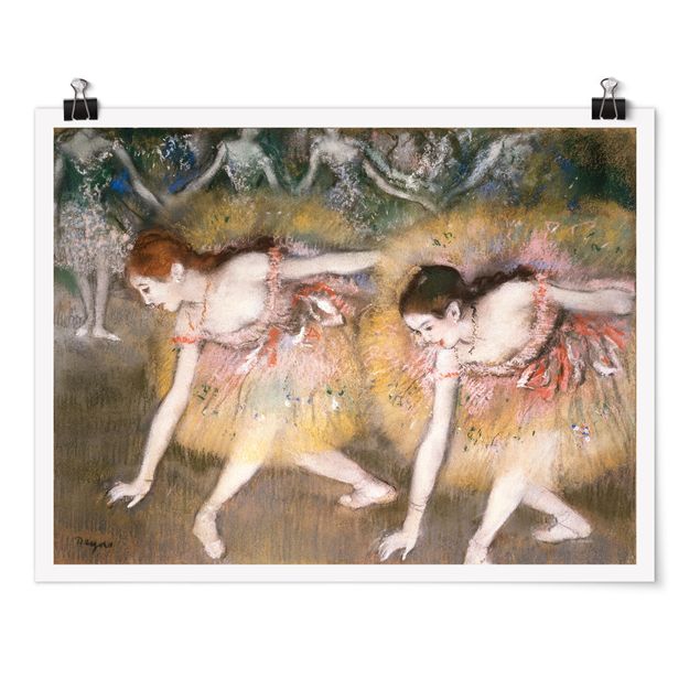 Degas Bilder Edgar Degas - Verbeugende Ballerinen