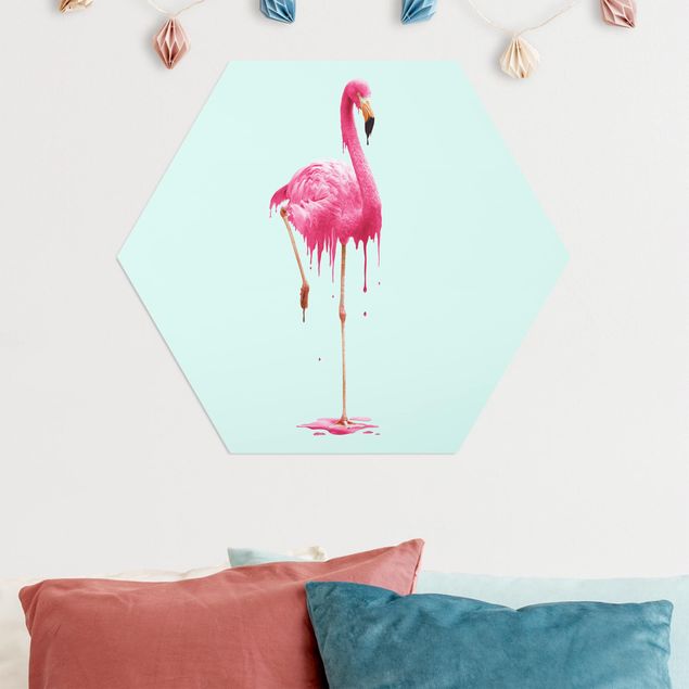 Bilder Schmelzender Flamingo