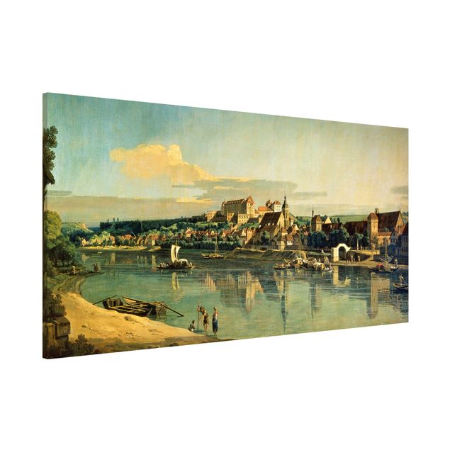 Magnettafeln Natur Bernardo Bellotto - Blick auf Pirna