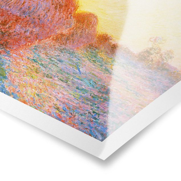 Poster bestellen Claude Monet - Strohschober