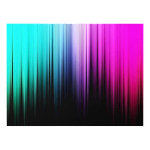 Glas Spritzschutz - Rainbow Display - Querformat - 4:3
