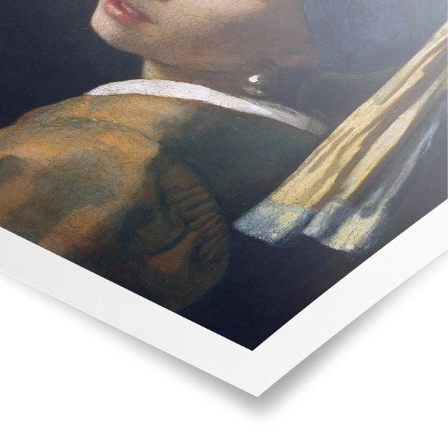 Poster - Jan Vermeer van Delft - Das Mädchen mit dem Perlenohrgehänge - Hochformat 3:2