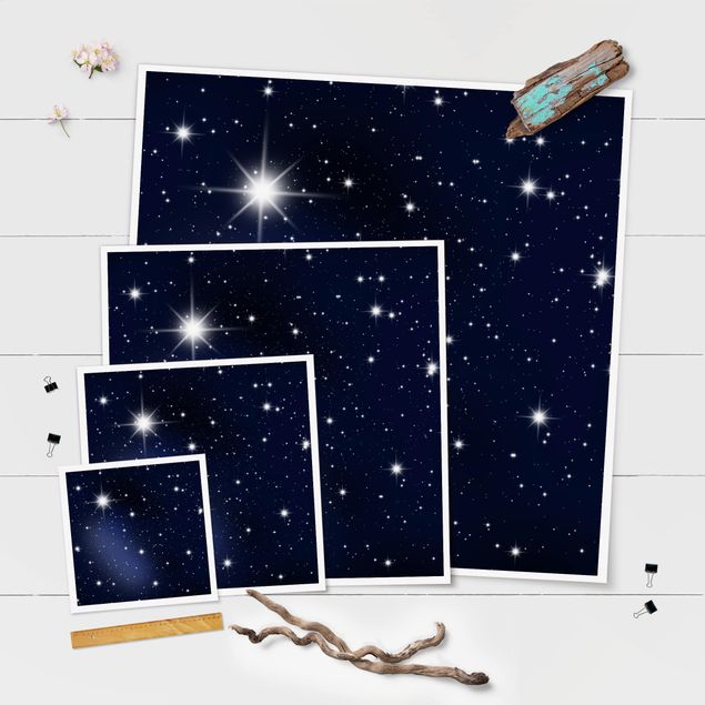 Poster - Stars - Quadrat 1:1