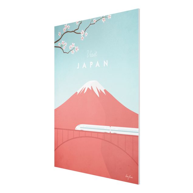 Foto auf Hartschaumplatte Reiseposter - Japan
