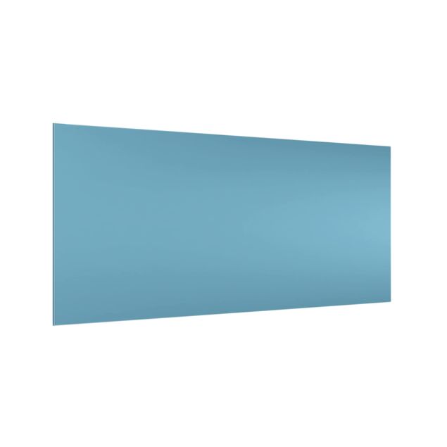 Spritzschutz Glas - Meerblau - Querformat - 2:1