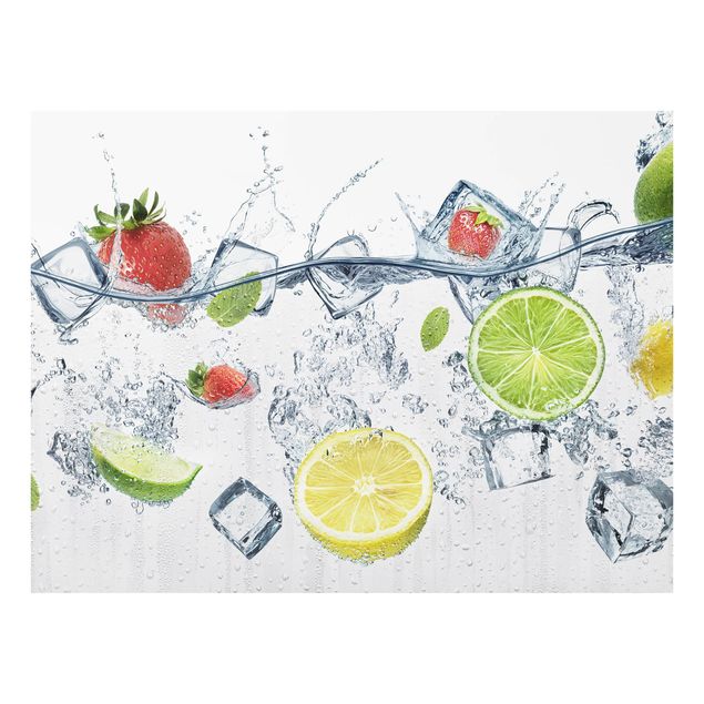 Glas Spritzschutz - Frucht Cocktail - Querformat - 4:3