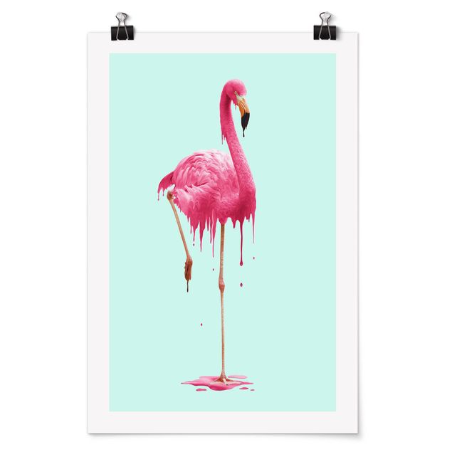 Jonas Loose Prints Schmelzender Flamingo