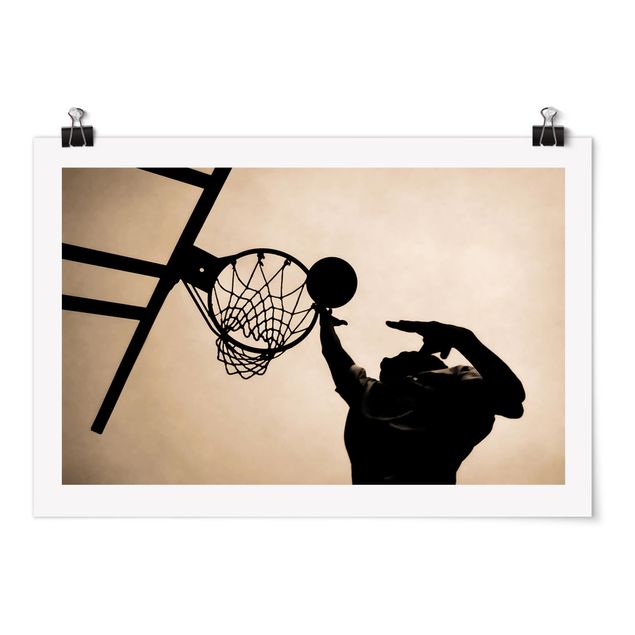 Poster - Basketball - Querformat 2:3