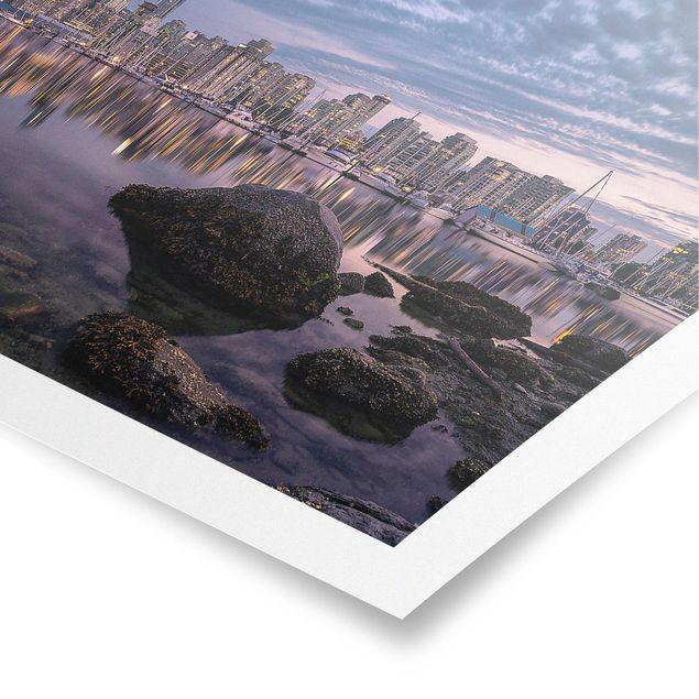 Poster kaufen Vancouver im Sonnenuntergang