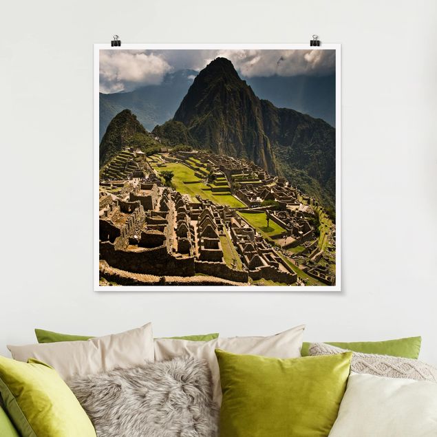 Poster - Machu Picchu - Quadrat 1:1