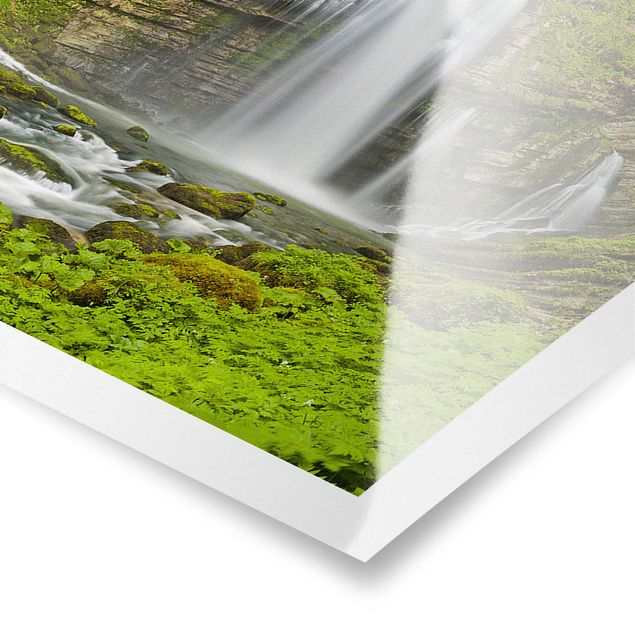 Poster bestellen Wasserfälle Cascade de Flumen
