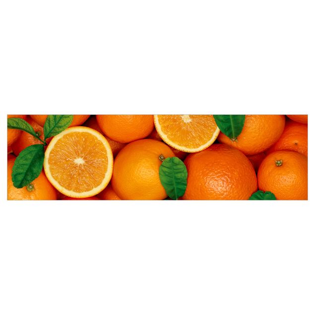 Küchenrückwand Motiv Saftige Orangen