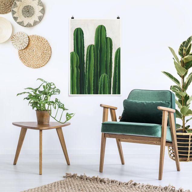 Moderne Poster Lieblingspflanzen - Kaktus