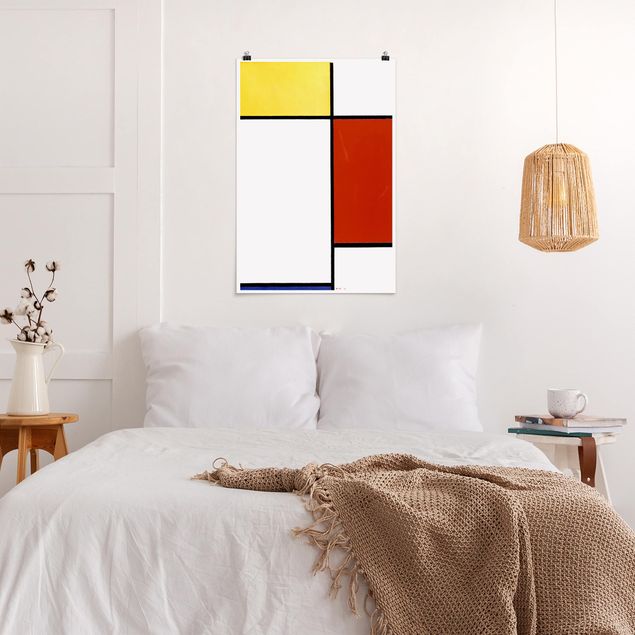 Poster abstrakte Kunst Piet Mondrian - Komposition I