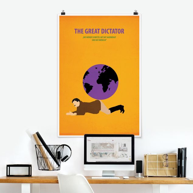 XXL Poster Filmposter The great dictator
