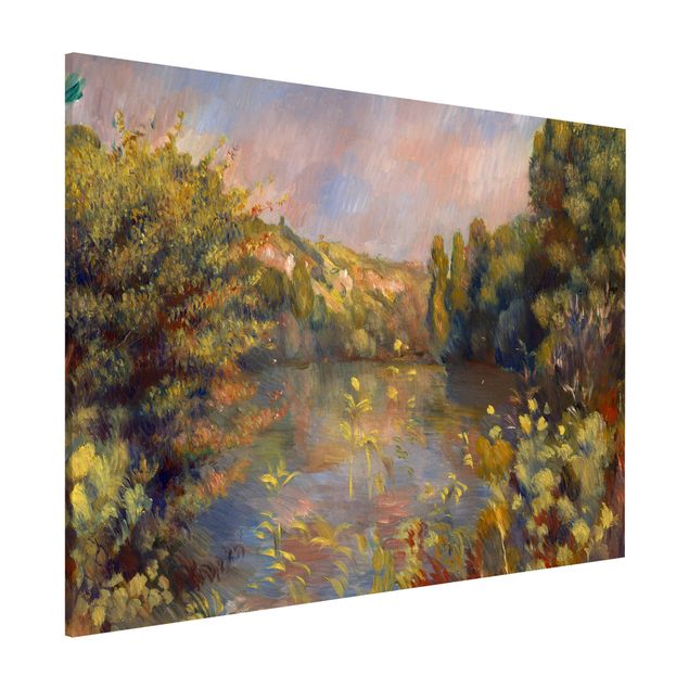 Impressionismus Bilder Auguste Renoir - Landschaft mit See