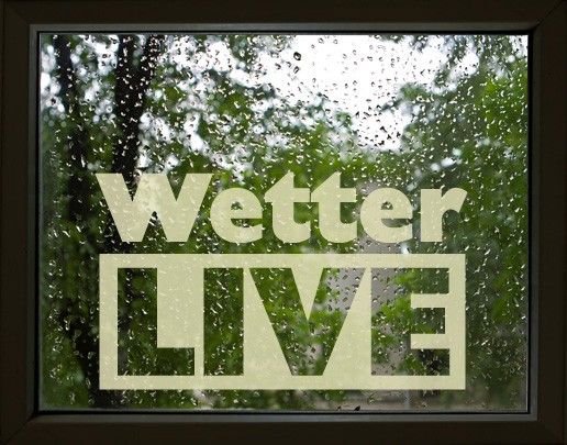 Fensterfolie No.UL463 Wetter Live