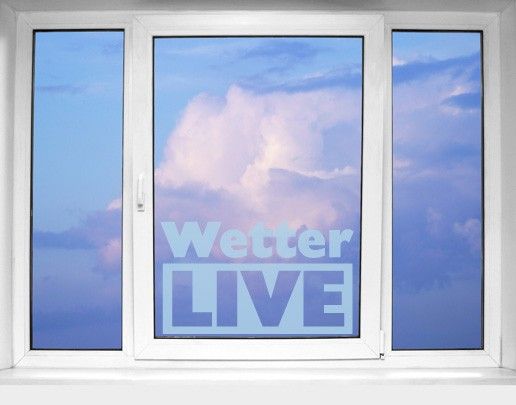 Fensterfolie Motiv No.UL463 Wetter Live