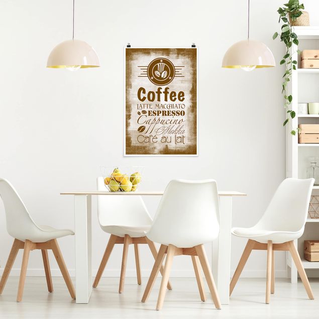 Poster - No.SF597 Coffee 4 - Hochformat 3:2