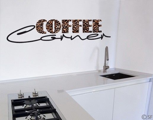 Wandtattoo Kaffeebohnen No.SF828 Coffee Corner
