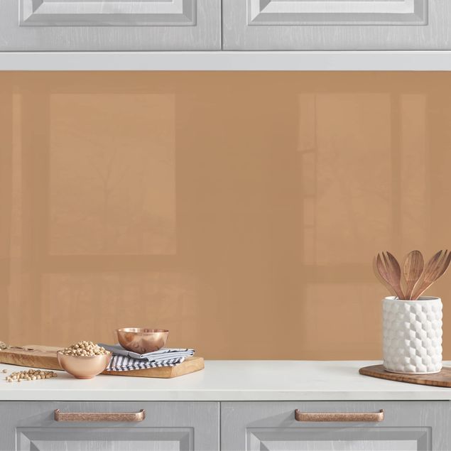 Platte Küchenrückwand Terracotta Taupe