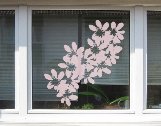 Fensterfolie No.UL11 Blüten