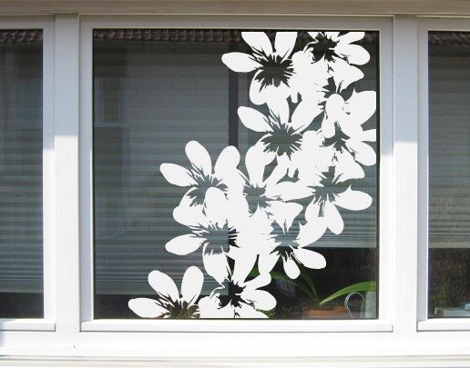 Fensterfolie Motiv No.UL11 Blüten