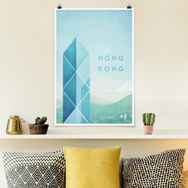 Riesenposter XXL Reiseposter - Hong Kong