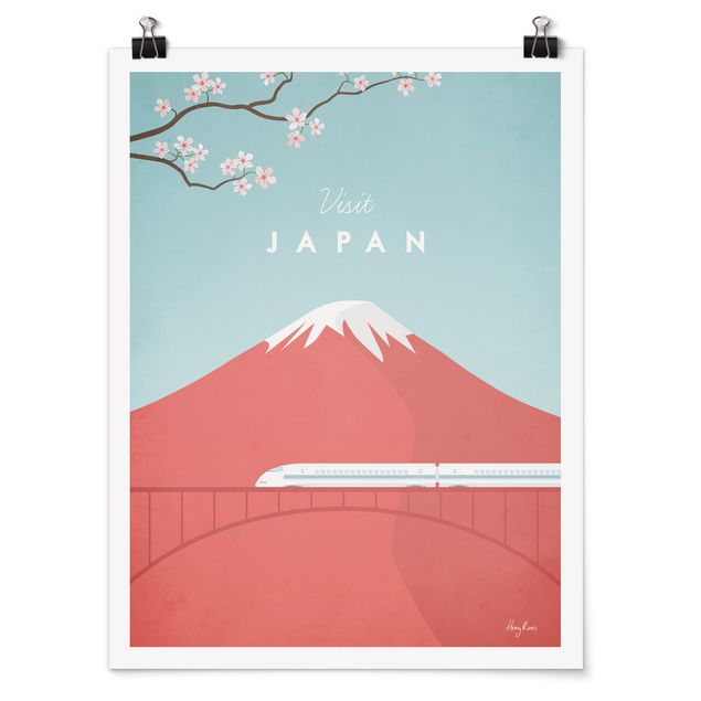 Städteposter Reiseposter - Japan