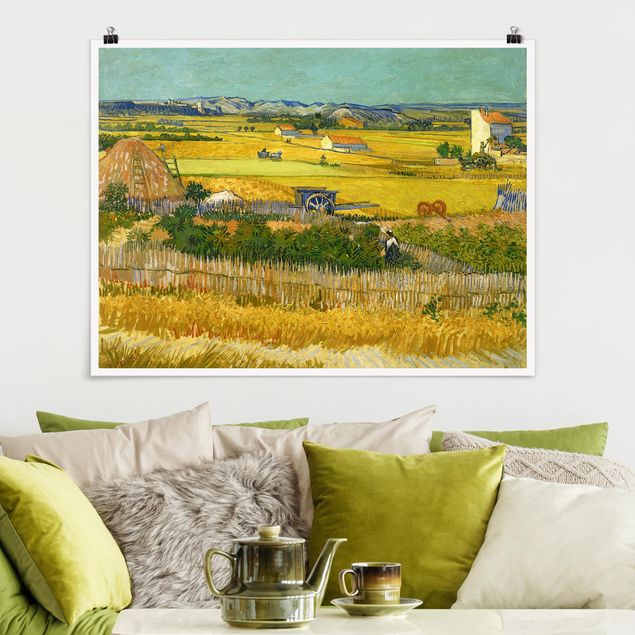 Impressionistische Bilder Vincent van Gogh - Die Ernte
